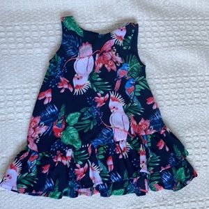 HM Tropical themed dress